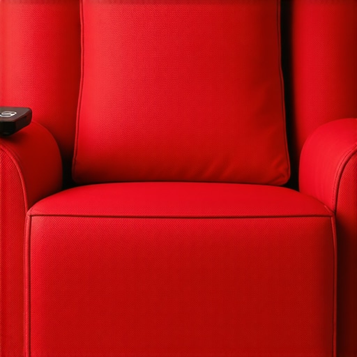 Modern smart loveseat with integrated biometric sensors and touchscreen control panel