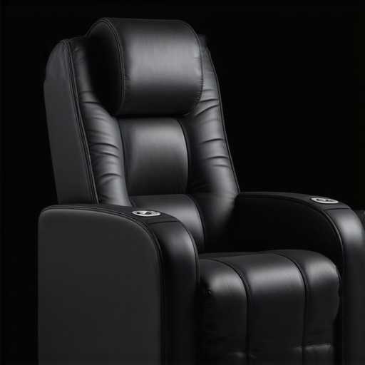 Innovative ergonomic home theater chair with smart technology
