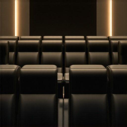 Advanced home theater seating featuring biometric sensors and sustainable fabrics