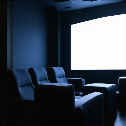 Contemporary home theater chairs with integrated smart controls and sustainable materials