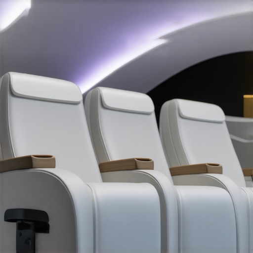 Advanced home theater chair with smart features and ergonomic design