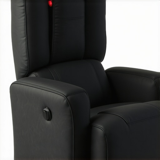 Luxurious ergonomic home theater recliner with smart technology