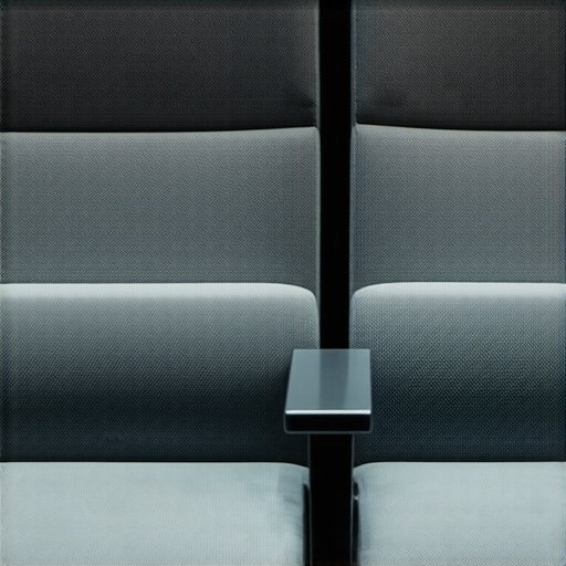 Detailed view of nanocomposite fabric used in luxury home theater seating, showcasing its antimicrobial surface