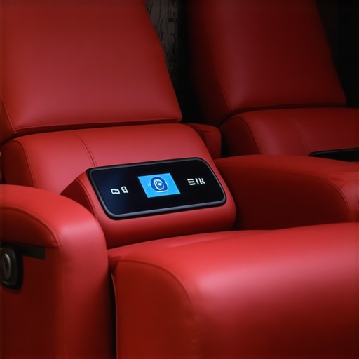 Futuristic recliner with advanced technology features for personalized comfort.