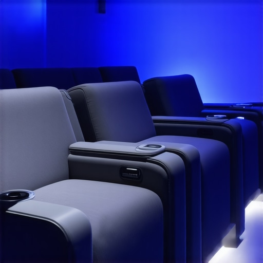 Advanced home theater recliners with biometric sensors and dynamic materials