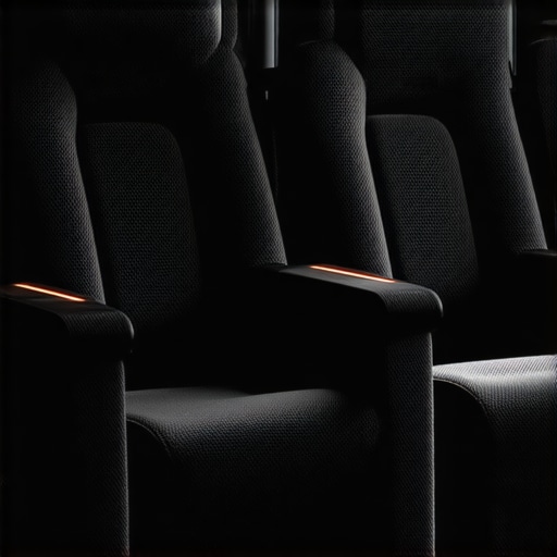 Modern theater chairs showcasing cutting-edge materials like graphene-infused fabrics