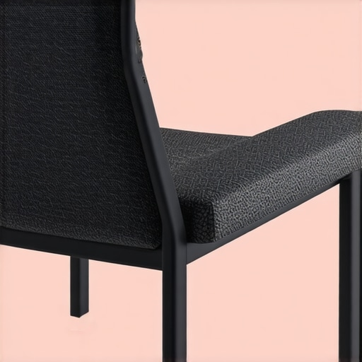 Close-up of a steel-reinforced recliner frame with nanocoatings demonstrating advanced durability techniques.