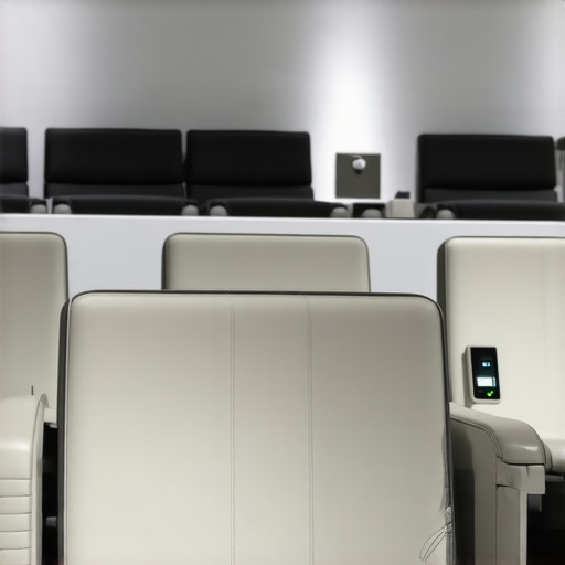 Modern home theater with customizable seating and advanced tech elements