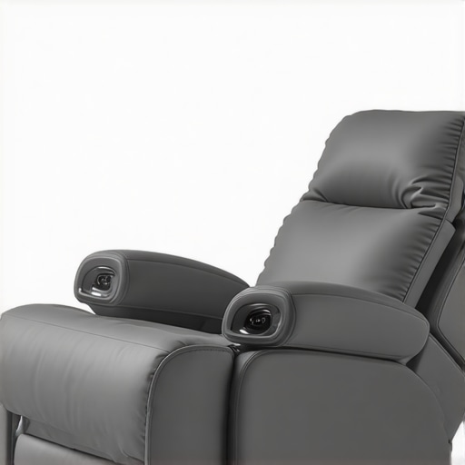 High-tech recliner with embedded sensors and personalized lighting