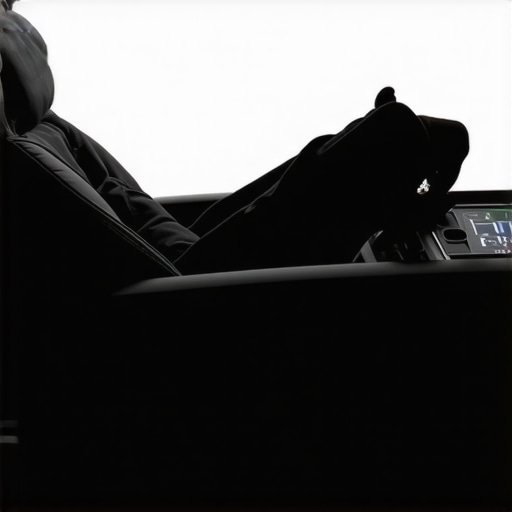 A modern, high-tech home theater seat featuring embedded sensors and adjustable components, embodying luxury and innovation.